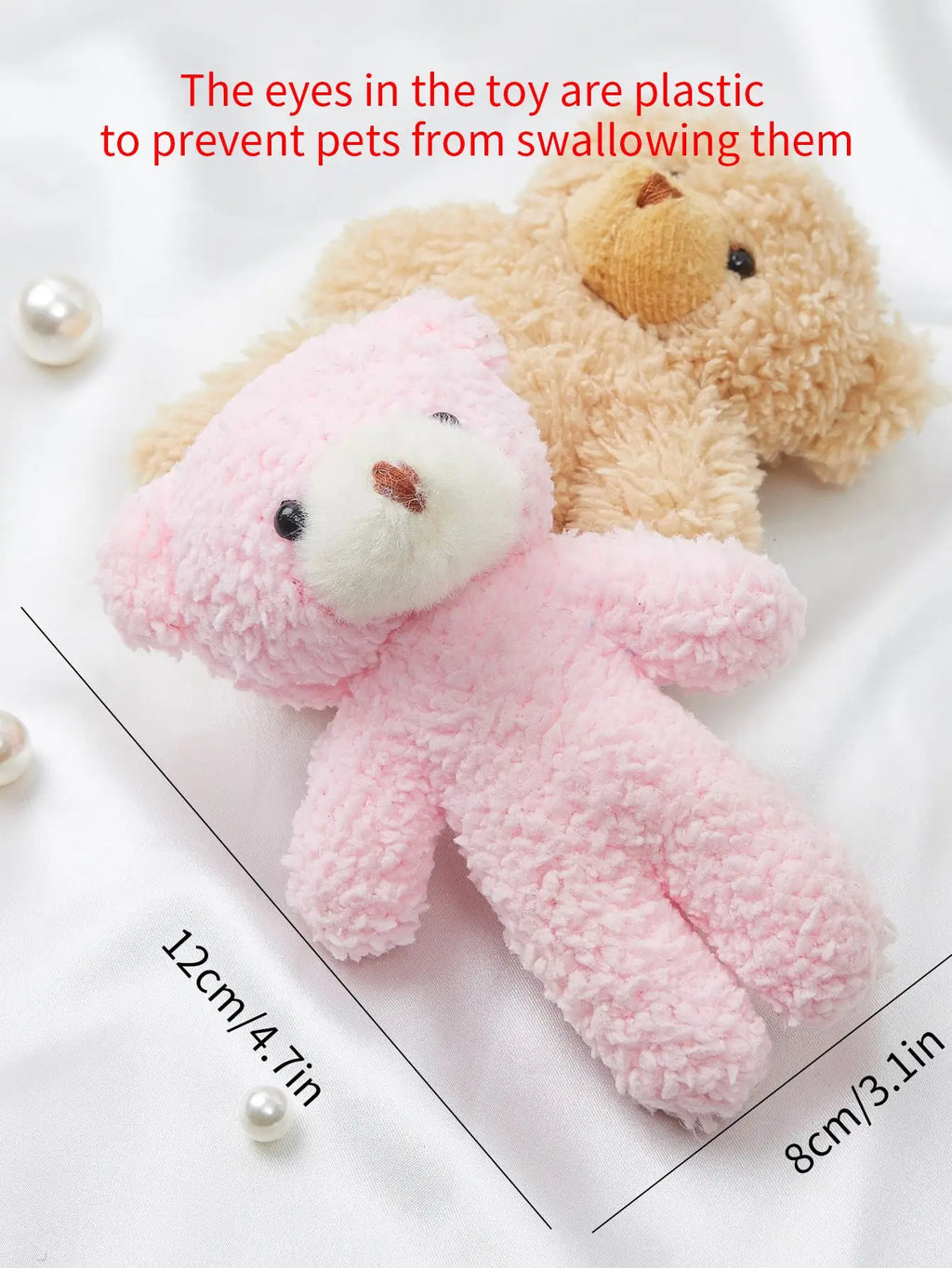 1 random color mini teddy bear plush toy