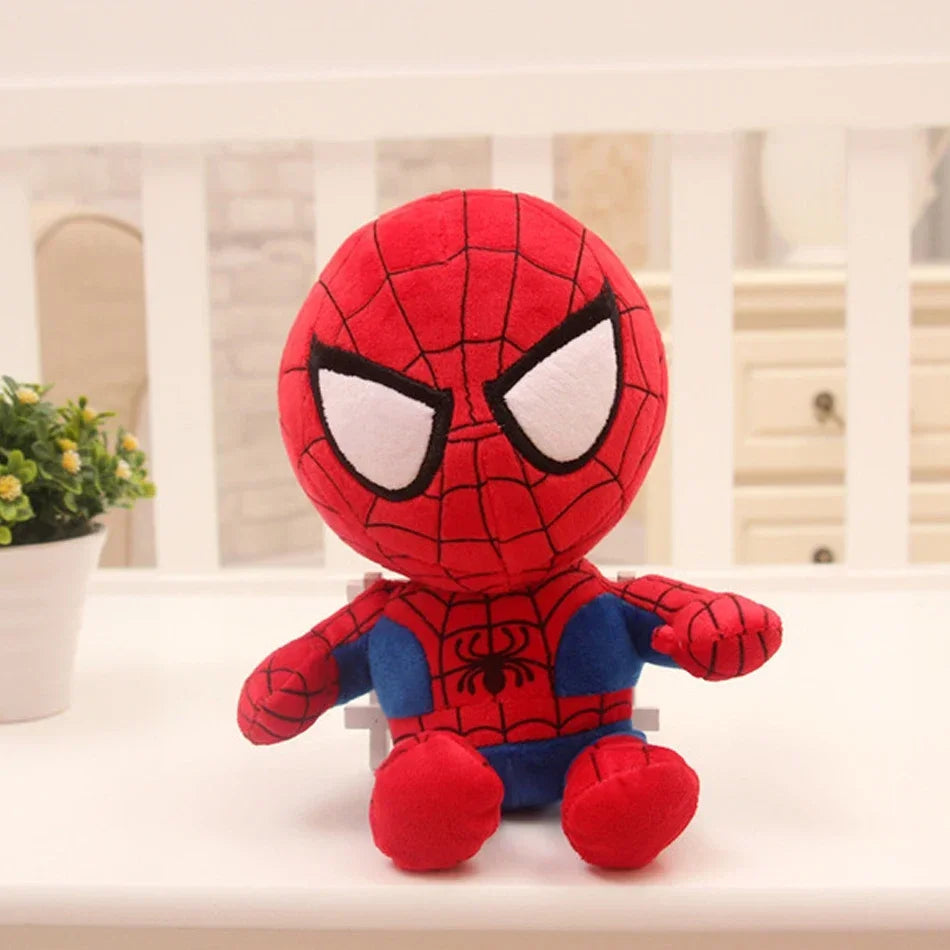 *27-32cm Man Spidermaned Plush Toys Movie Dolls Marvel Avengers Soft Stuffed Hero Captain America Iron Christmas Gifts for Kids.