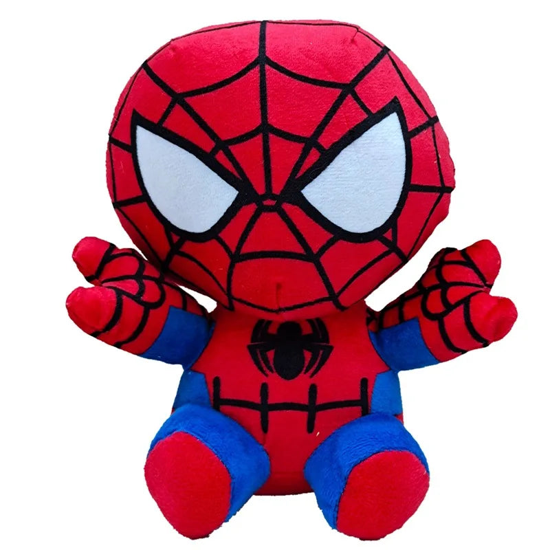 20cm Marvel Plush Toy Avengers Spider-Man Captain America Iron Man Hulk Black Panther Groot Cartoon Cute Stuffed Doll Kids Gifts