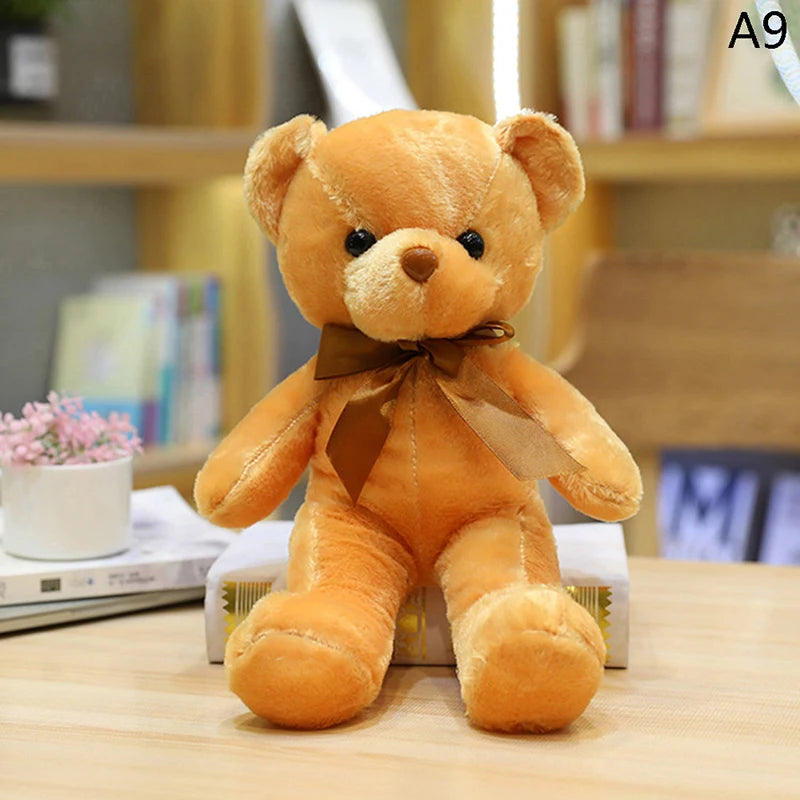 30CM Colorful Bear Plush Animals Toys Doll Soft Stuffed Teddy Bears for Girls Wedding Baby Shower Toy Birthday Gift Child Kids