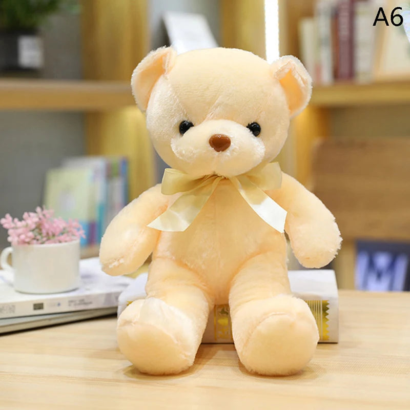 30CM Colorful Bear Plush Animals Toys Doll Soft Stuffed Teddy Bears for Girls Wedding Baby Shower Toy Birthday Gift Child Kids