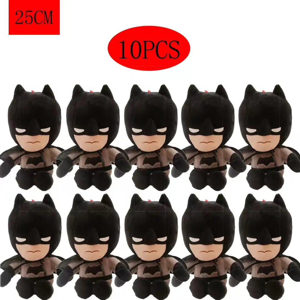 10pcs Man Spidermaned Plush Toys Movie Dolls Marvel Avengers Soft Stuffed Hero Captain America Iron Christmas Children's gifts