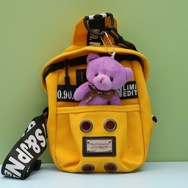 30pcs New teddy Bear Plush Doll Keychain Kawaii Colorful Bear Animal Stuffed Toys For Girl Bag Pendant Key Chain Children Gift