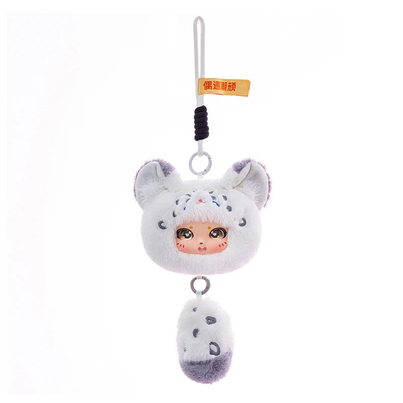 18cm round vinyl plush toy, forest animal plush, vinyl plush toys, backpack hanging key holder, beautiful gift for children