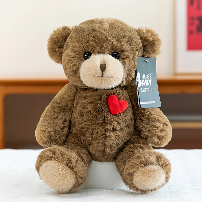 23cm Hot Teddy Bear Plush Toy Kawaii Stuffed Doll Cute Sleeping Pillow Kids Birthday Xmas Gift Girls Festival Cuddly Bear Toy