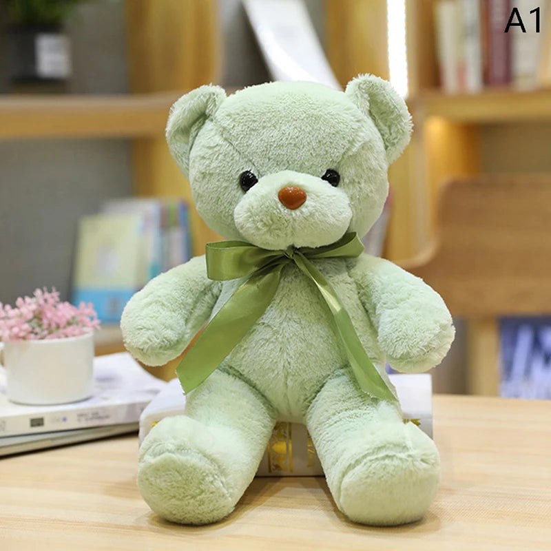 30CM Colorful Bear Plush Animals Toys Doll Soft Stuffed Teddy Bears for Girls Wedding Baby Shower Toy Birthday Gift Child Kids