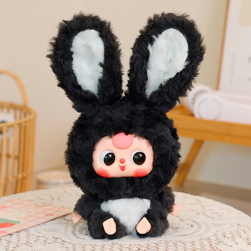 25cm Cute Rabbit Plush Toys Movie Stuffed Animals Brightly Colored Vinyl Dolls Kids Toys Birthday Gifts Girls Backpack Pendants
