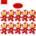 10pcs Man Spidermaned Plush Toys Movie Dolls Marvel Avengers Soft Stuffed Hero Captain America Iron Christmas Children's gifts