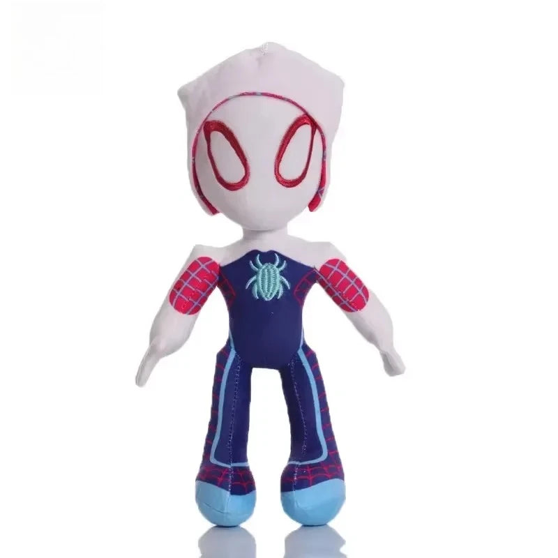27-30CM Anime Avengers Spiderman Plush Toys Into the Spider-Verse Gwen Peter Parker Noir Dolls Soft Stuffed Toy For Kids Gifts