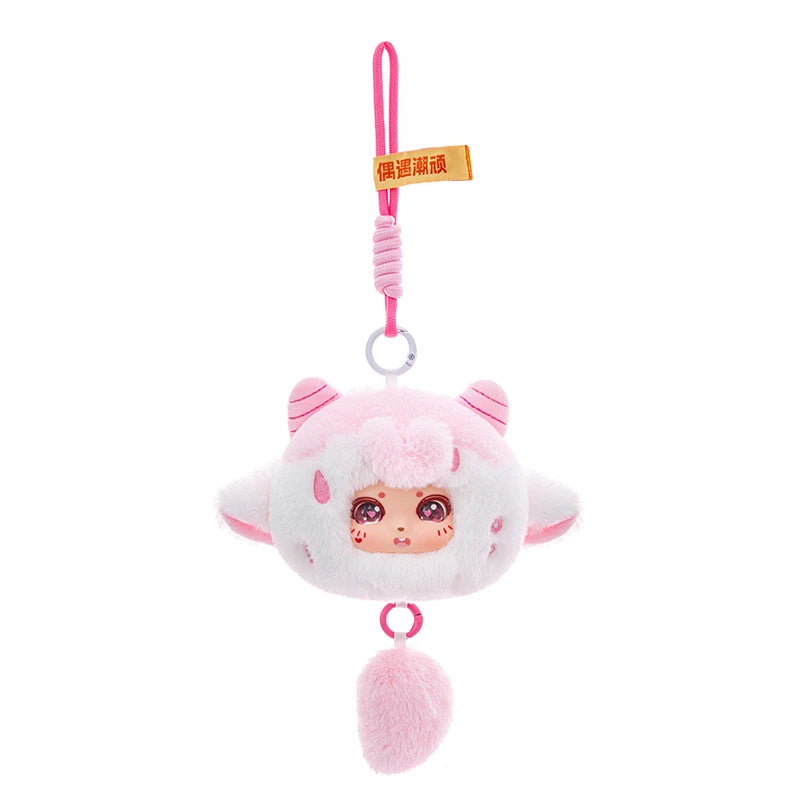 18cm round vinyl plush toy, forest animal plush, vinyl plush toys, backpack hanging key holder, beautiful gift for children