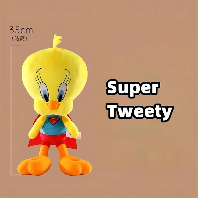 30cm+ Looney Tunes Plush Toy Big Harry Tweety Super Bunny Stuffed Animal Doll Warner 100th Anniversary l