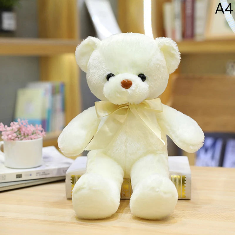30CM Colorful Bear Plush Animals Toys Doll Soft Stuffed Teddy Bears for Girls Wedding Baby Shower Toy Birthday Gift Child Kids